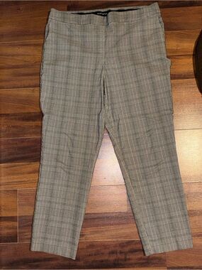 hilary radley ladies' plaid dress pant | Pants & Jumpsuits | Hilary Radley Wide Leg Pants With Front Slashed Pockets Micro Houndstooth move to 30 7.6.26 mark